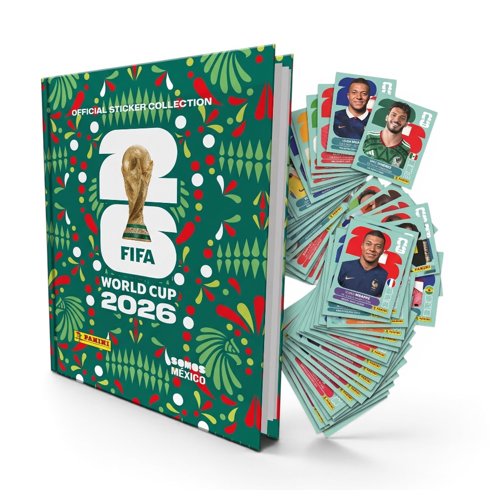 Álbum Panini Fifa Copa Mundial 2026 Pasta Dura + 1 Caja (100 Sobres)